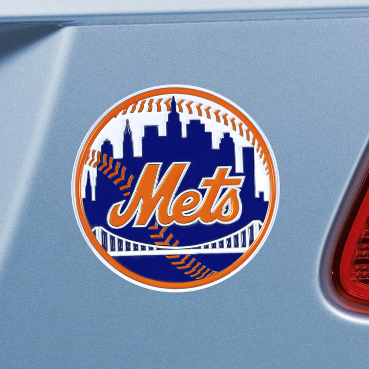 New York Mets Orange Emblem, Set of 2