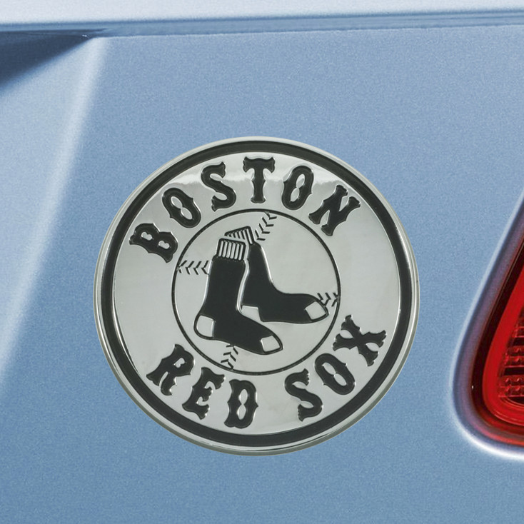 Boston Red Sox Chrome Emblem, Set of 2