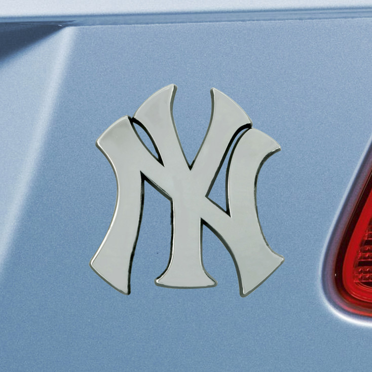 New York Yankees Chrome Emblem, Set of 2