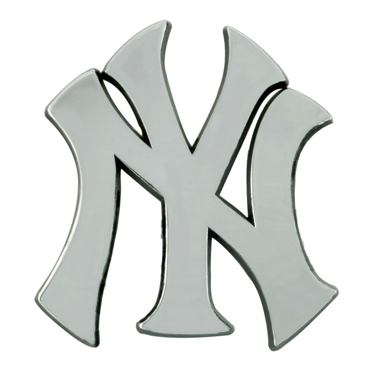 New York Yankees Chrome Emblem, Set of 2