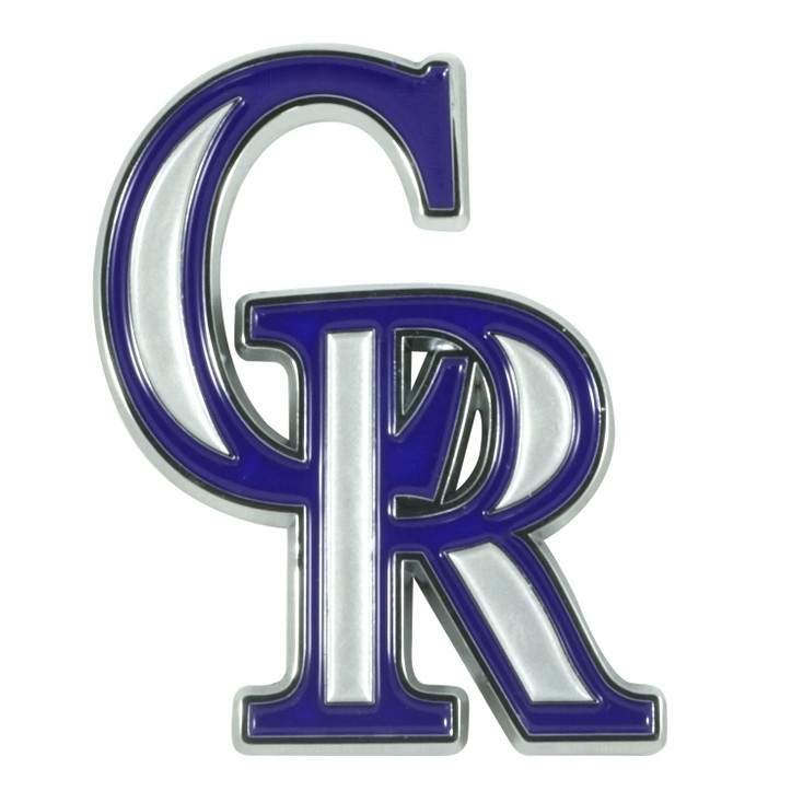 Colorado Rockies Purple Emblem, Set of 2