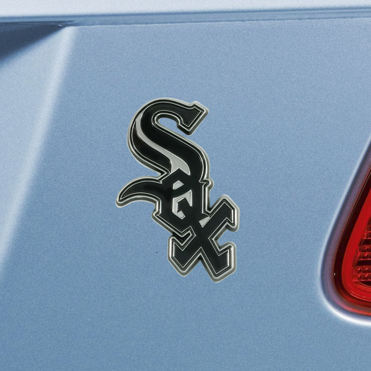 Chicago White Sox Chrome Emblem, Set of 2