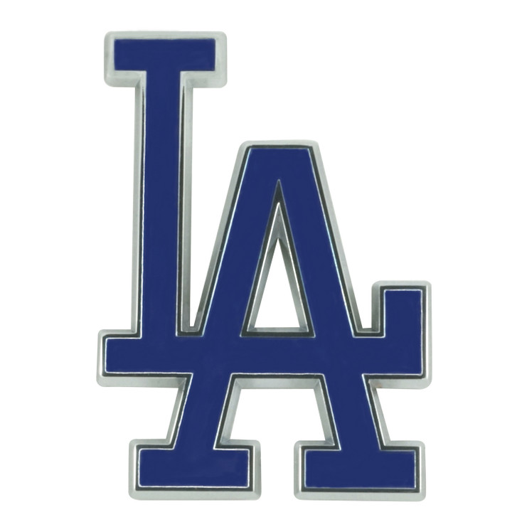 Los Angeles Dodgers Blue Emblem, Set of 2