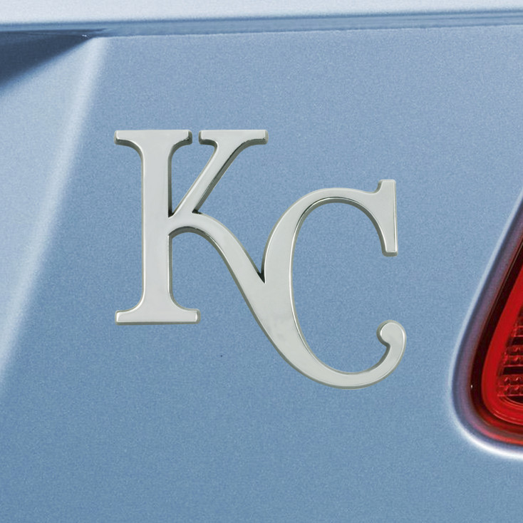 Kansas City Royals Chrome Emblem, Set of 2
