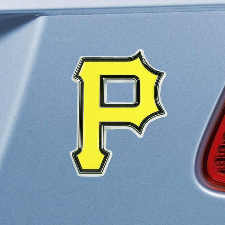 Pittsburgh Pirates Yellow Emblem, Set of 2