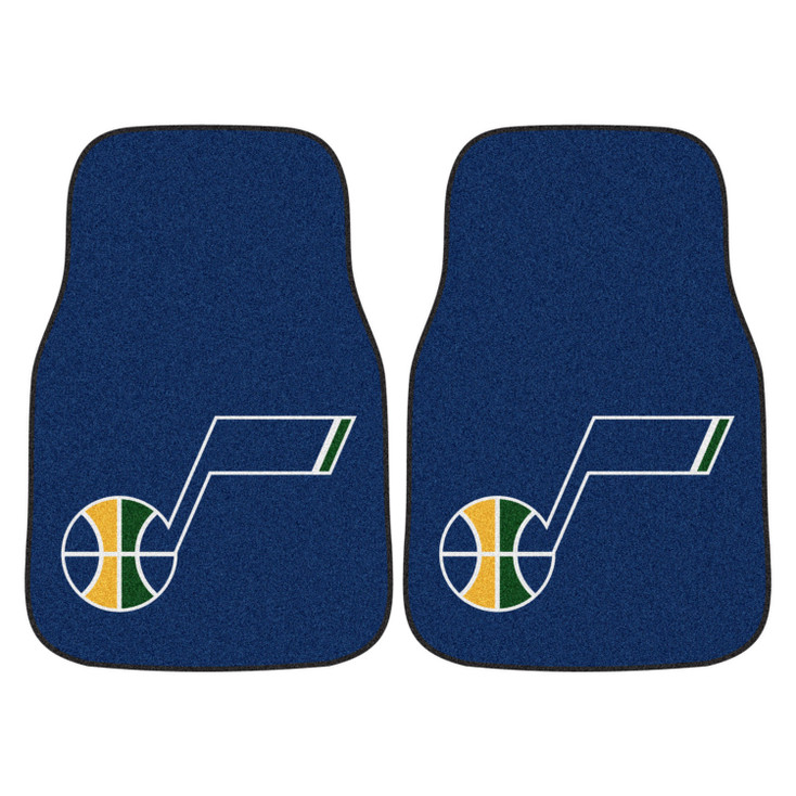 Utah Jazz Navy Carpet Car Mat, Set of 2