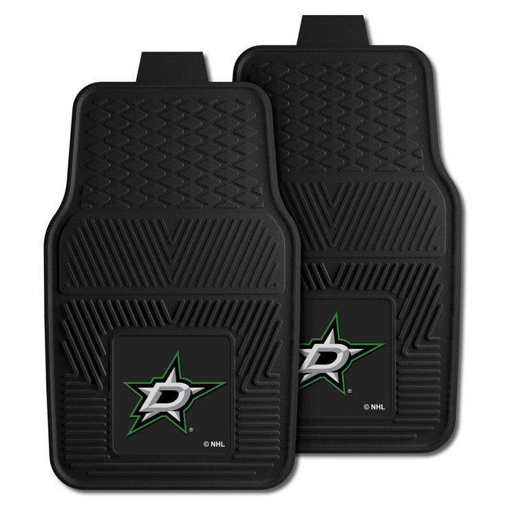 Dallas Stars Black Vinyl Car Mat, Set of 2