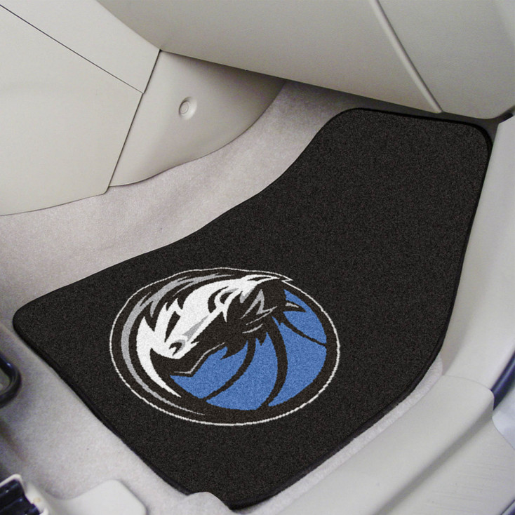 Dallas Mavericks Blue Carpet Car Mat, Set of 2