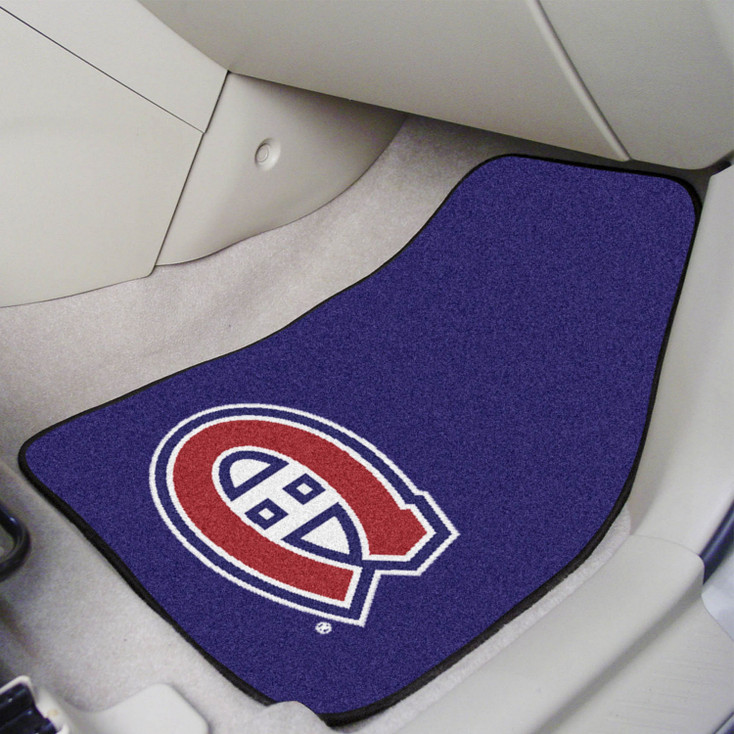 Montreal Canadiens Blue Carpet Car Mat, Set of 2