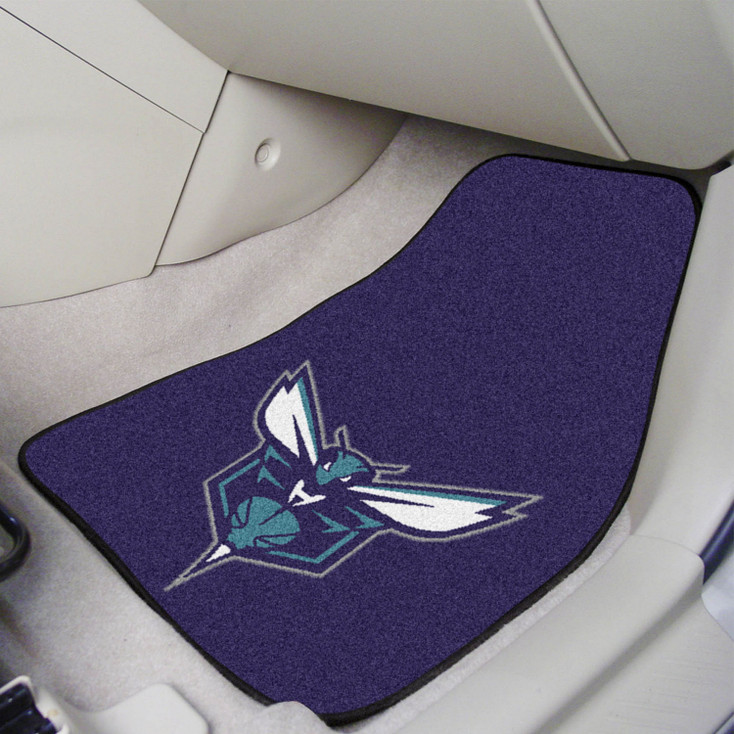 Charlotte Hornets Purple Carpet Car Mat, Set of 2