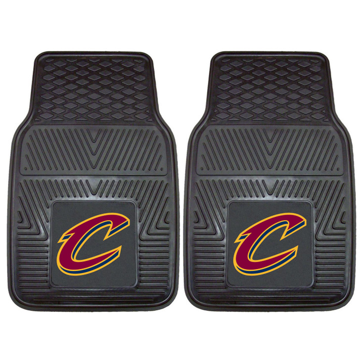 Cleveland Cavaliers Black Vinyl Car Mat, Set of 2