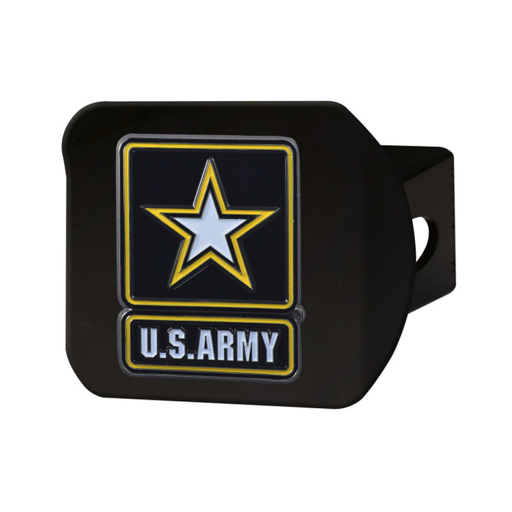 U.S. Army Hitch Cover - Gray on Black