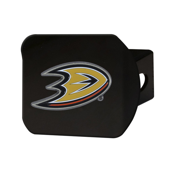 Anaheim Ducks Hitch Cover - Team Color on Black