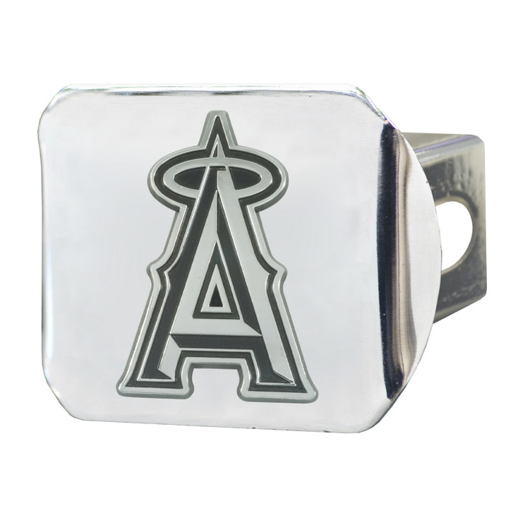 Los Angeles Angels Hitch Cover - Chrome on Chrome
