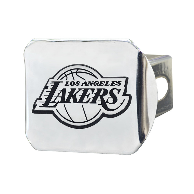 Los Angeles Lakers Hitch Cover - Chrome on Chrome