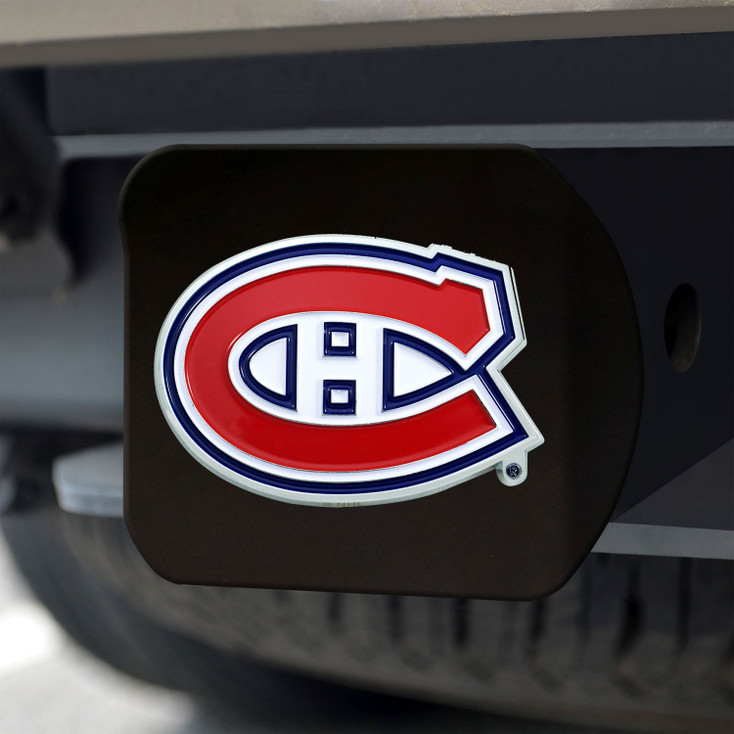 Montreal Canadiens Hitch Cover - Team Color on Black