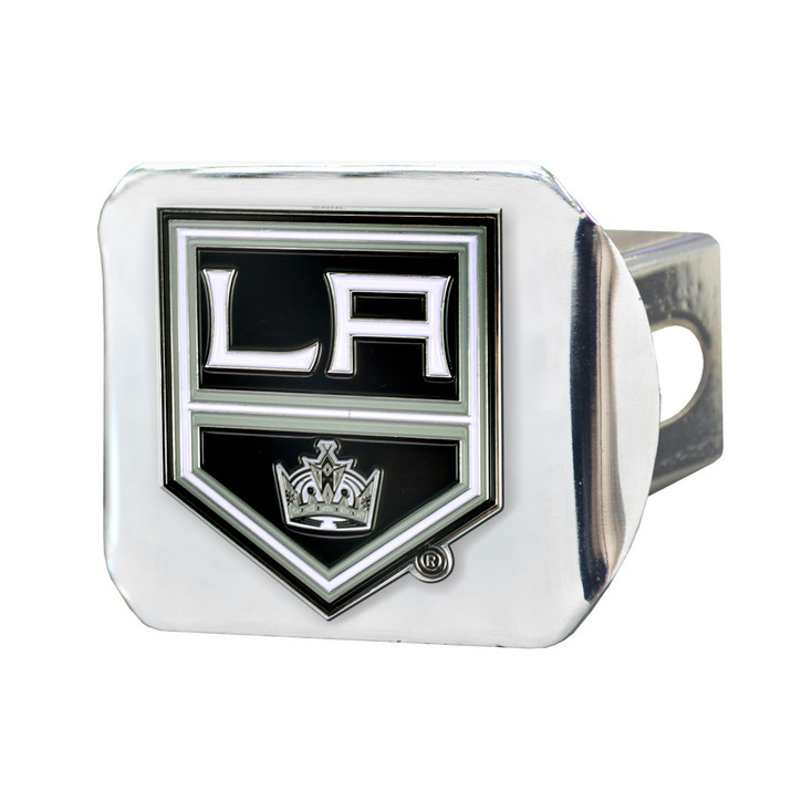 Los Angeles Kings Hitch Cover - Team Color on Chrome