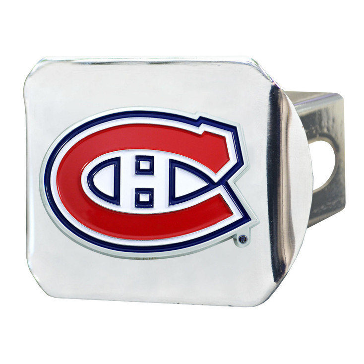 Montreal Canadiens Hitch Cover - Team Color on Chrome