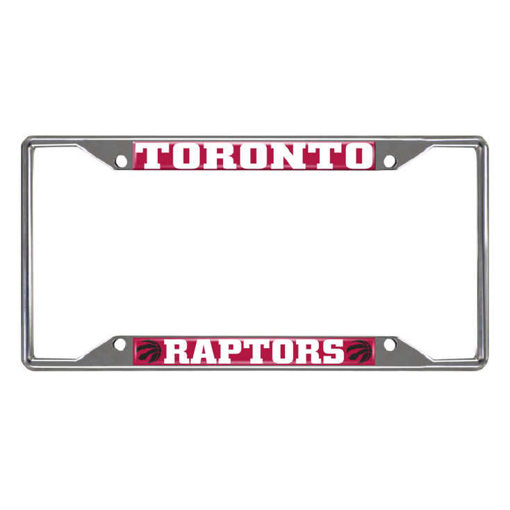 Toronto Raptors Chrome License Plate Frame