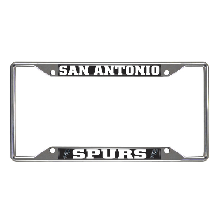 San Antonio Spurs Chrome License Plate Frame