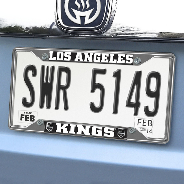 Los Angeles Kings Chrome License Plate Frame