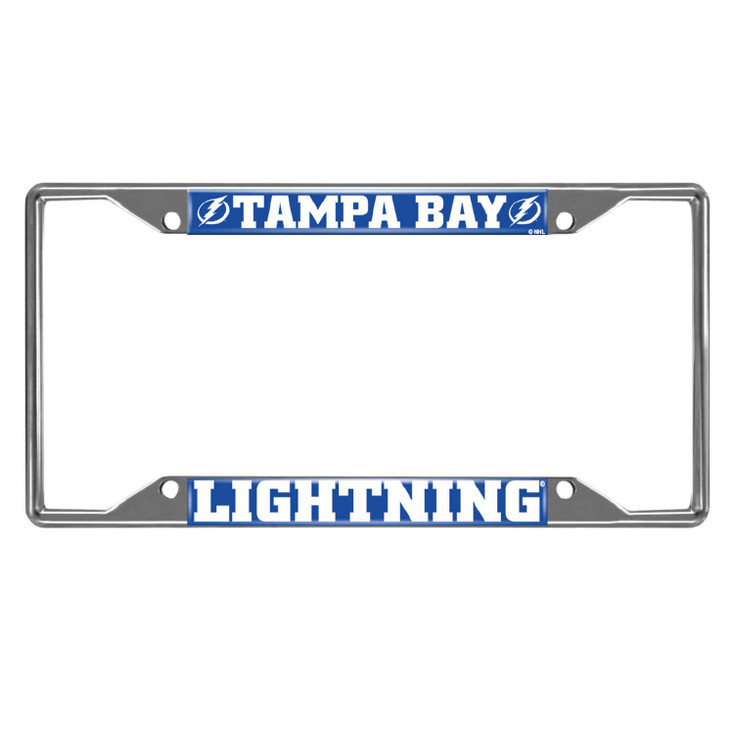 Tampa Bay Lightning Chrome License Plate Frame