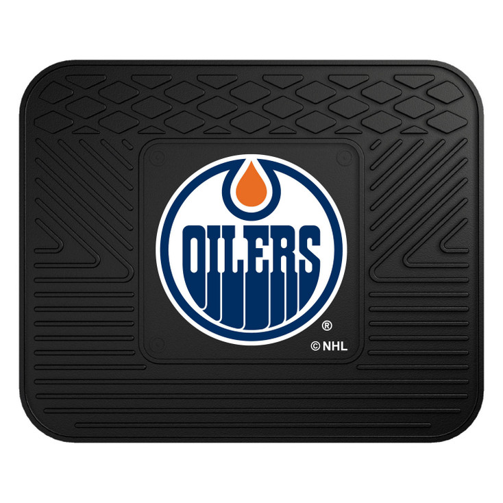 14" x 17" Edmonton Oilers Vinyl Car Utility Mat