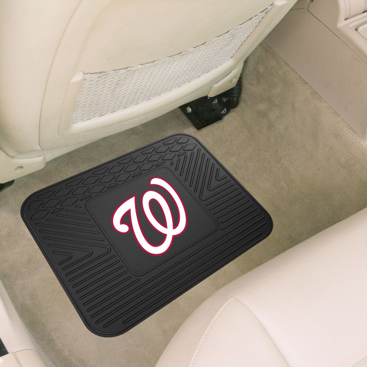 14" x 17" Washington Nationals Vinyl Car Utility Mat