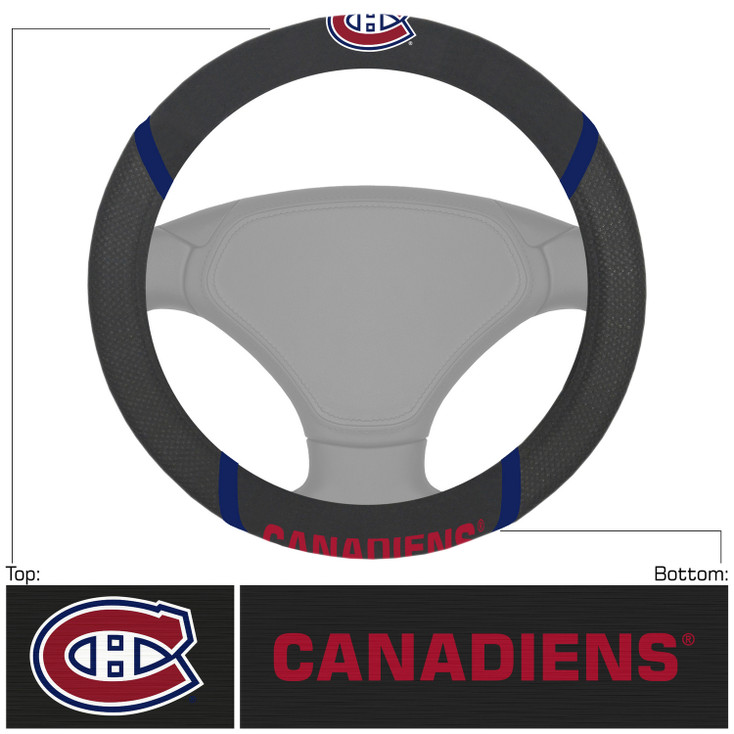 Montreal Canadiens Steering Wheel Cover