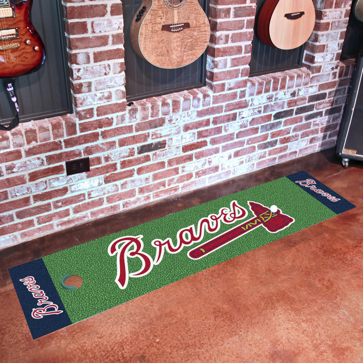 18" x 72" Atlanta Braves Putting Green Runner Mat