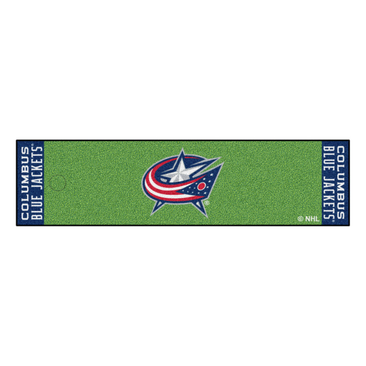 18" x 72" Columbus Blue Jackets Putting Green Runner Mat