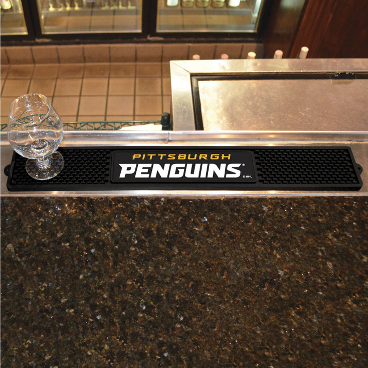 Pittsburgh Penguins Vinyl Drink Mat