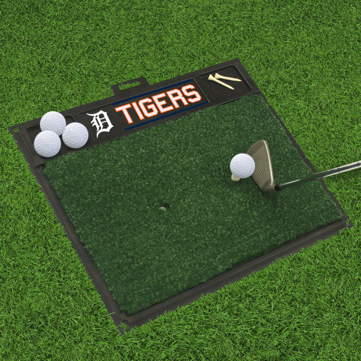 20" x 17" Detroit Tigers Navy Golf Hitting Mat