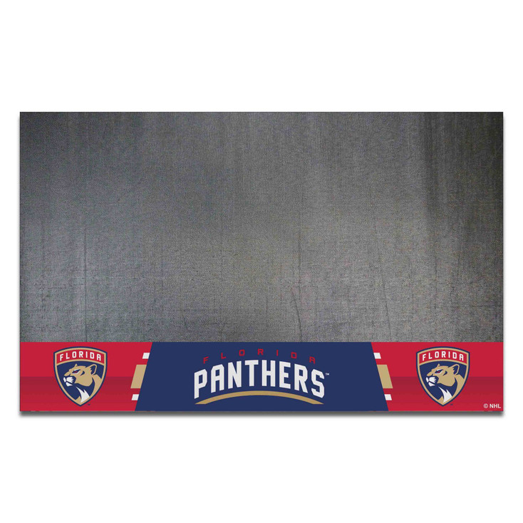 26" x 42" Florida Panthers Vinyl Grill Mat