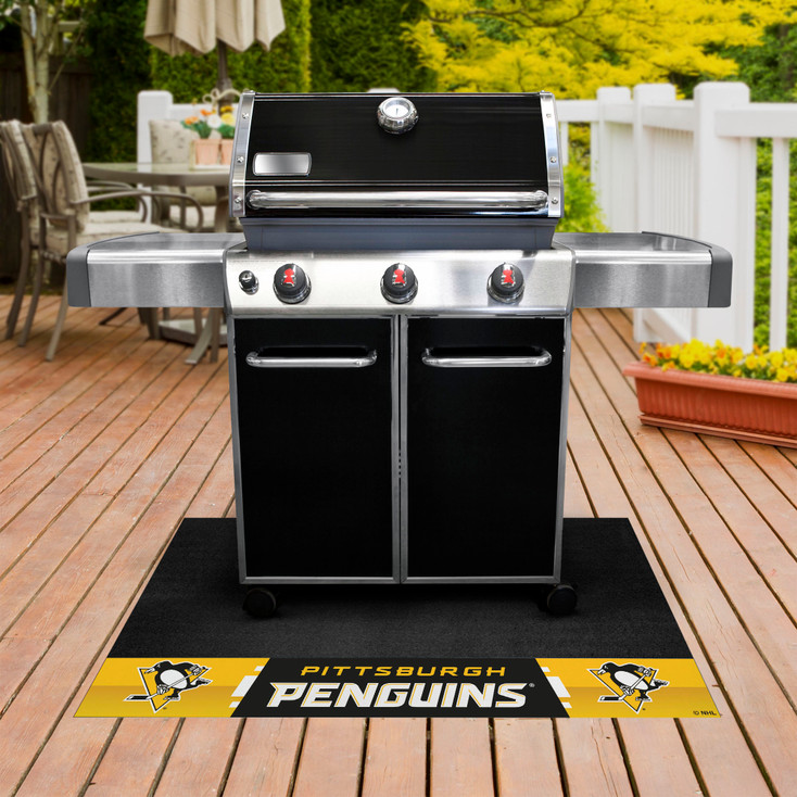 26" x 42" Pittsburgh Penguins Vinyl Grill Mat