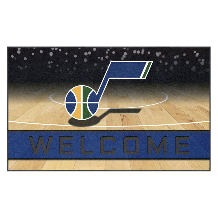 18" x 30" Utah Jazz Navy Crumb Rubber Door Mat