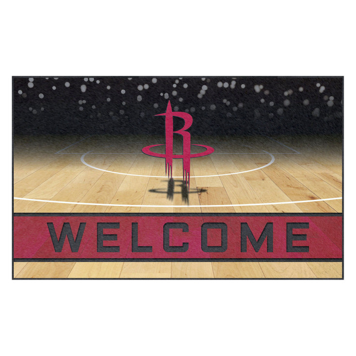 18" x 30" Houston Rockets Red Crumb Rubber Door Mat