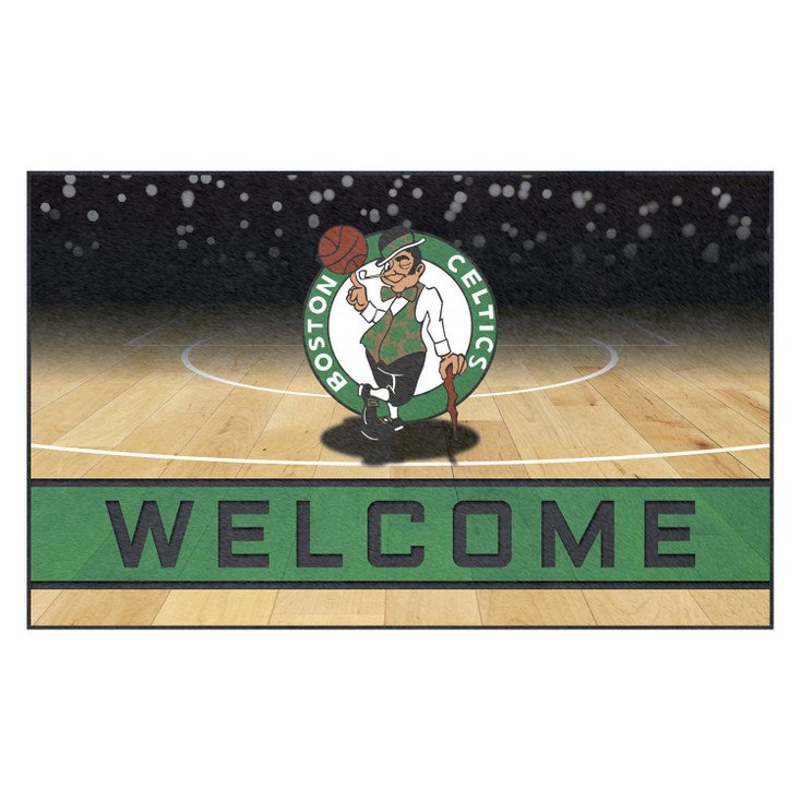 18" x 30" Boston Celtics Green Crumb Rubber Door Mat