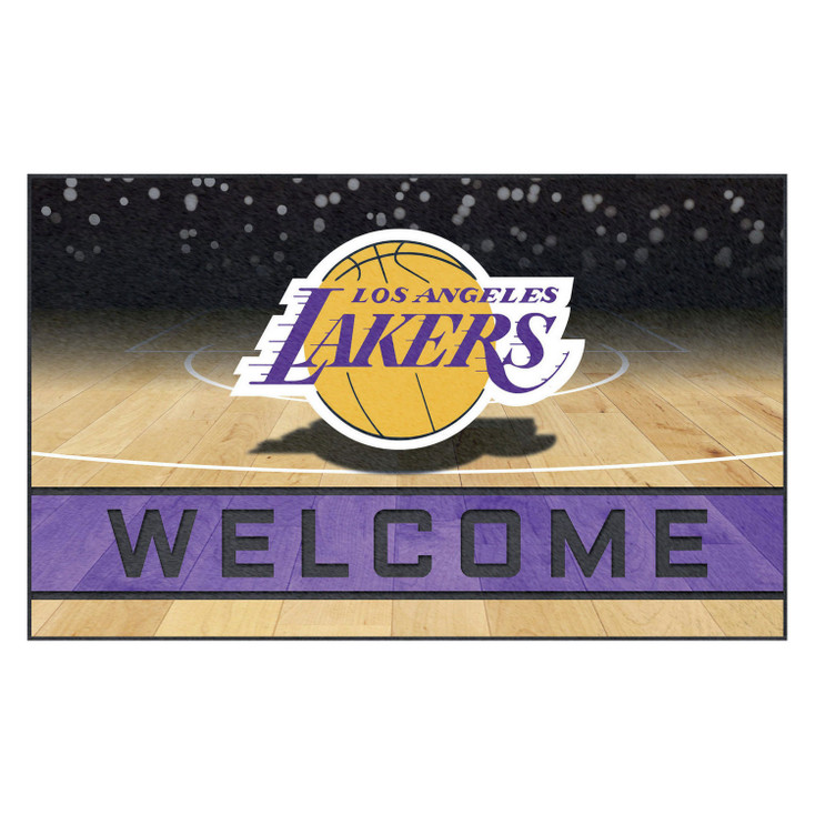 18" x 30" Los Angeles Lakers Purple Crumb Rubber Door Mat