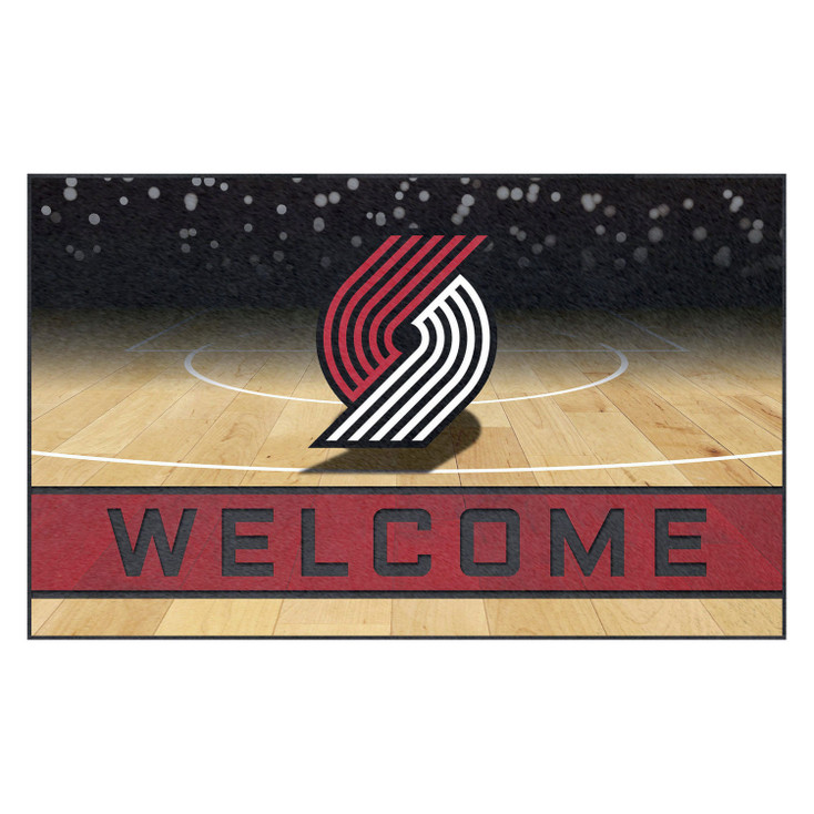 18" x 30" Portland Trail Blazers Red Crumb Rubber Door Mat