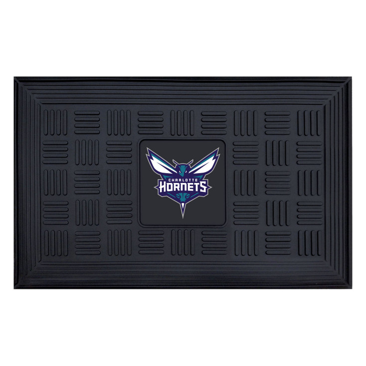 19.5" x 31.25" Charlotte Hornets Medallion Rectangle Door Mat