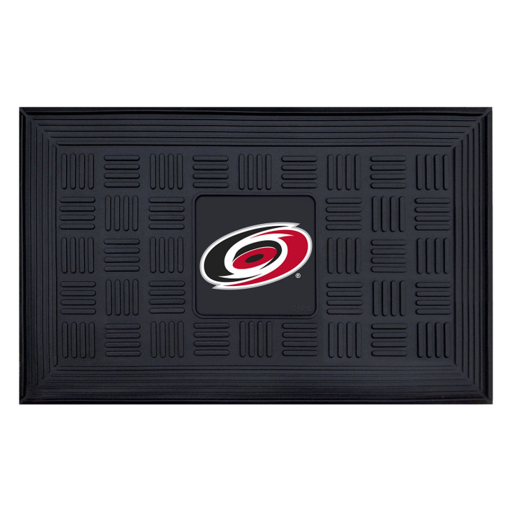 19.5" x 31.25" Carolina Hurricanes Medallion Rectangle Door Mat