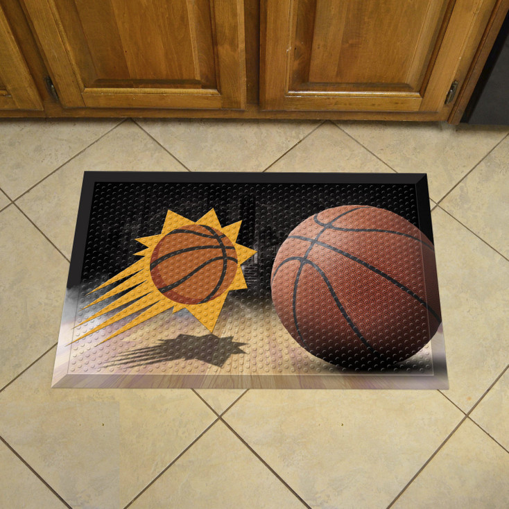 19" x 30" Phoenix Suns Rectangle Photo Scraper Mat
