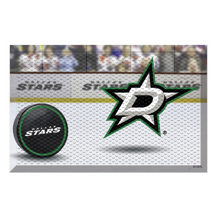 19" x 30" Dallas Stars Rectangle Photo Scraper Mat