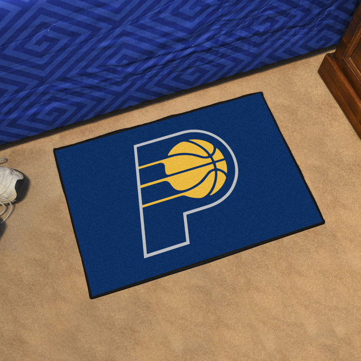 19" x 30" Indiana Pacers Blue Rectangle Starter Mat