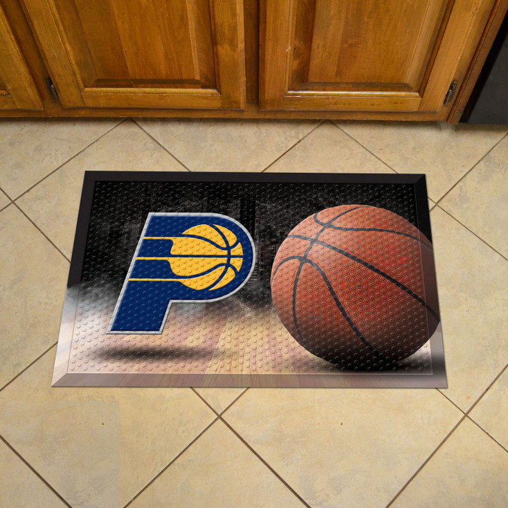 19" x 30" Indiana Pacers Rectangle Photo Scraper Mat