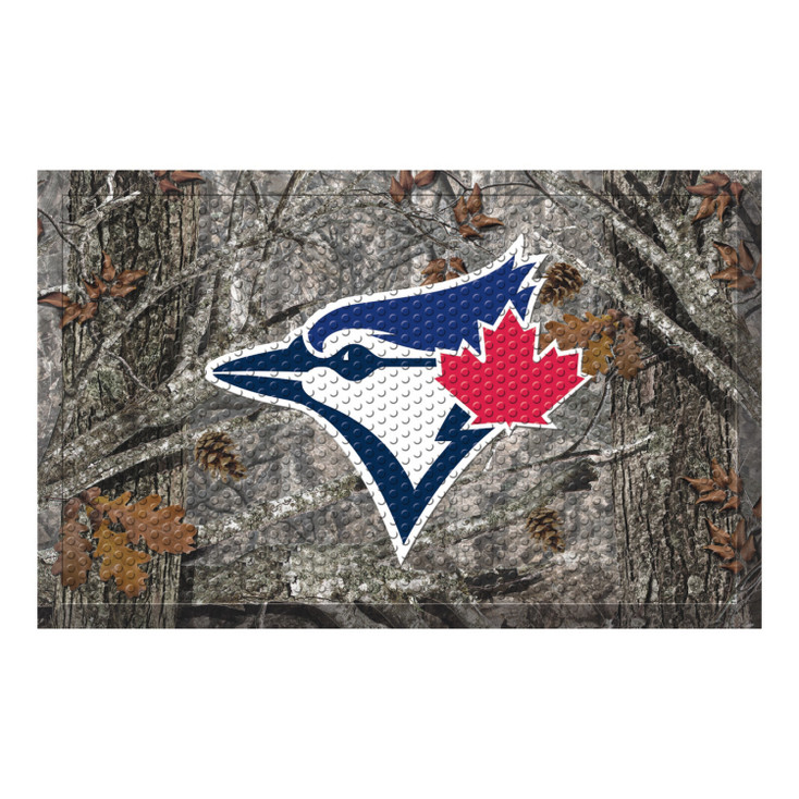 19" x 30" Toronto Blue Jays Rectangle Camo Scraper Mat