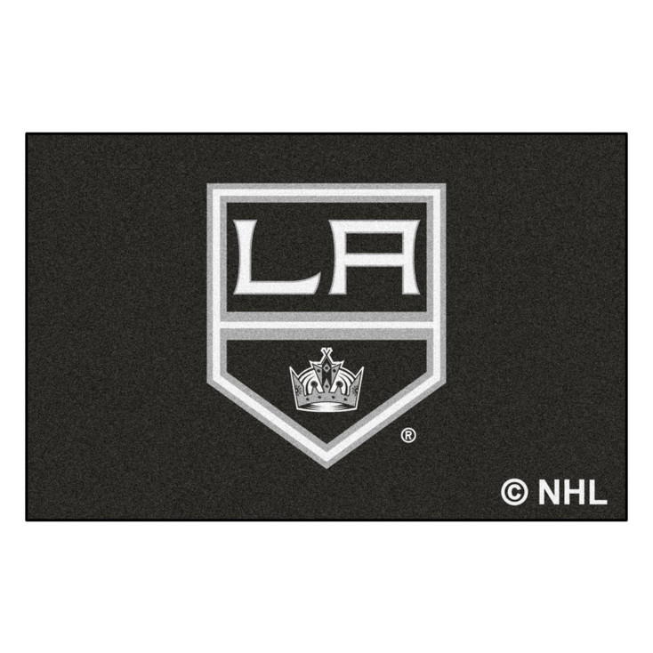 19" x 30" Los Angeles Kings Black Rectangle Starter Mat