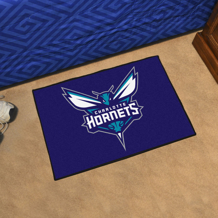 19" x 30" Charlotte Hornets Purple Rectangle Starter Mat