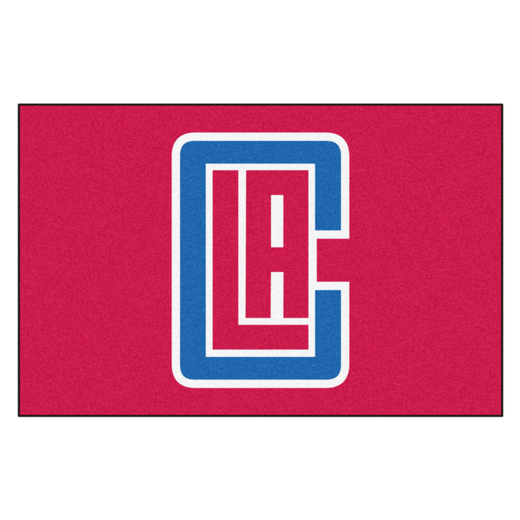 19" x 30" Los Angeles Clippers Red Rectangle Starter Mat